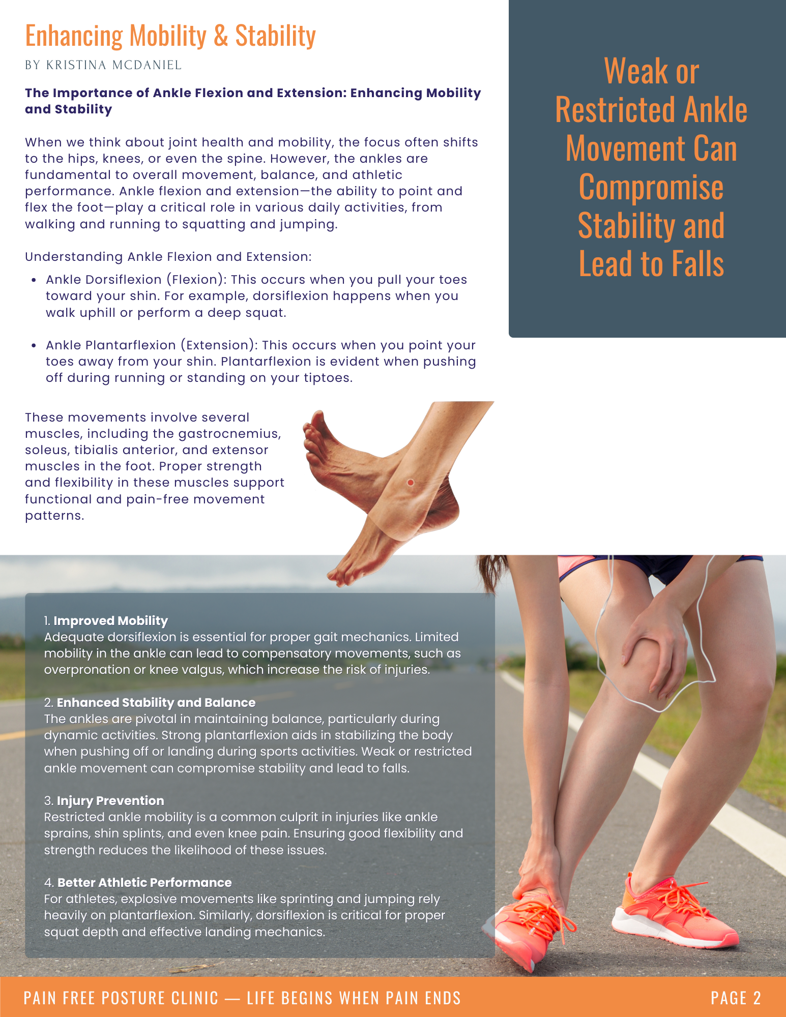 Page 2 - Weak and Restricted Ankle Movement can Lead to Falls